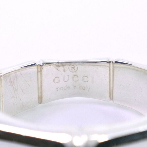 Gucci Silver 925 Octagon Ring Size 9.5 - Picture 4 of 6